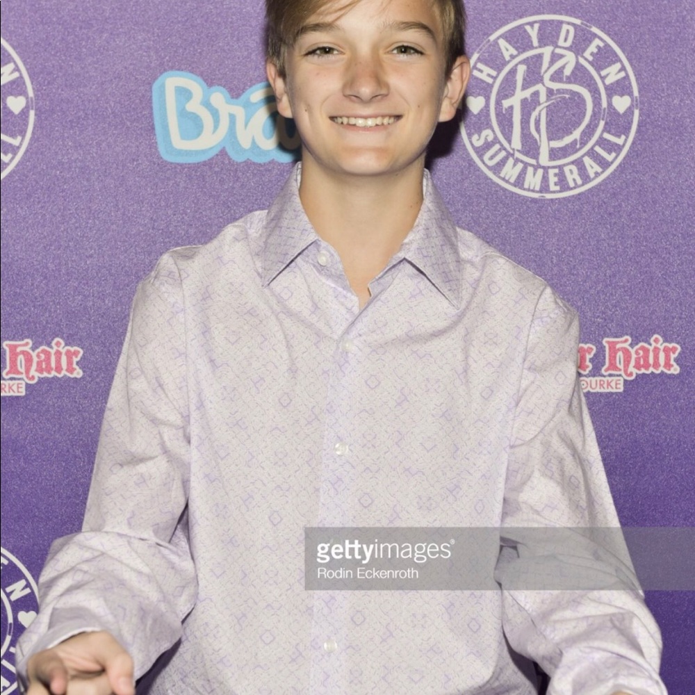 Men’s Size Small Tasso Elba lavender button down